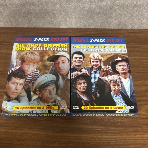 Other - The Andy Griffith Show/The Beverly Hillbillies Collection 2Pack DVD Set Bundle